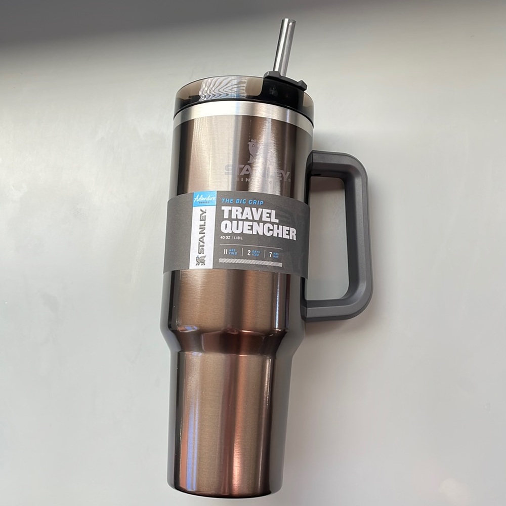 NEW! Stanley Adventure Quencher Travel Tumbler 40 OZ Limited Edition Storm Color